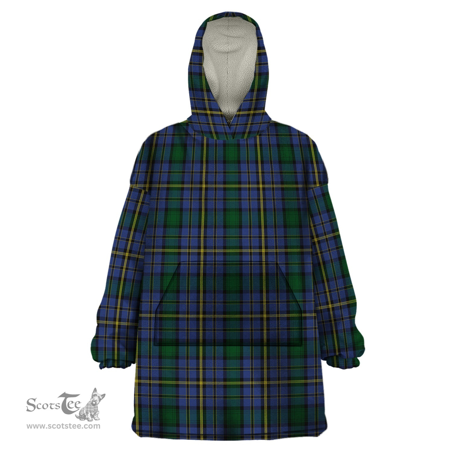 Scottish Hope Clan Originaux Clan Tartan Snuggie Hoodie Plaid Wearable Blanket Hoodie