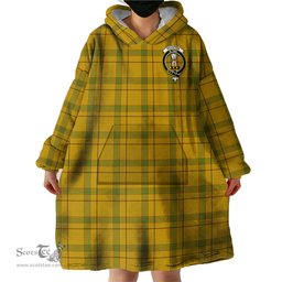 Scottish Houston Clan Family Crest Tartan Snuggie Hoodie Plaid Wearable Blanket Hoodie
