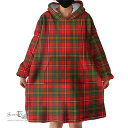 Scottish Hay Modern Clan Tartan Snuggie Hoodie Plaid Wearable Blanket Hoodie