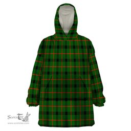 Scottish Kincaid Modern Clan Tartan Snuggie Hoodie Plaid Wearable Blanket Hoodie