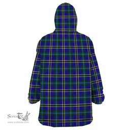 Scottish Hope Modern Clan Tartan Snuggie Hoodie Plaid Wearable Blanket Hoodie