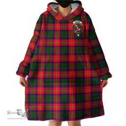 Scottish Hopkirk Clan Family Crest Tartan Snuggie Hoodie Plaid Wearable Blanket Hoodie