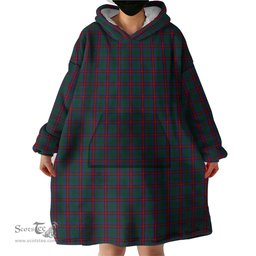 Scottish Jardine Dress Clan Tartan Snuggie Hoodie Plaid Wearable Blanket Hoodie