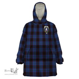 Scottish Home (Hume) Clan Family Crest Tartan Snuggie Hoodie Plaid Wearable Blanket Hoodie