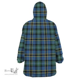 Scottish Hope Ancient Clan Tartan Snuggie Hoodie Plaid Wearable Blanket Hoodie