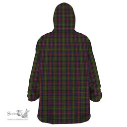 Scottish Hargis Clan Tartan Snuggie Hoodie Plaid Wearable Blanket Hoodie