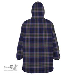 Scottish Heston Clan Tartan Snuggie Hoodie Plaid Wearable Blanket Hoodie