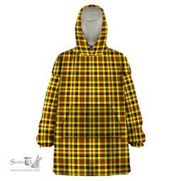 Scottish Jardine Modern Clan Tartan Snuggie Hoodie Plaid Wearable Blanket Hoodie