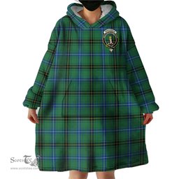 Scottish Henderson Ancient Clan Family Crest Tartan Snuggie Hoodie Plaid Wearable Blanket Hoodie