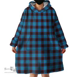 Scottish Home Ancient Clan Tartan Snuggie Hoodie Plaid Wearable Blanket Hoodie