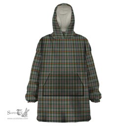 Scottish Howell of Wales Clan Tartan Snuggie Hoodie Plaid Wearable Blanket Hoodie