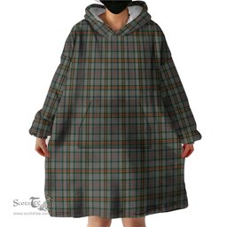 Scottish Howell of Wales Clan Tartan Snuggie Hoodie Plaid Wearable Blanket Hoodie