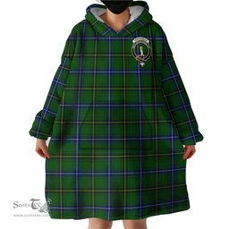 Scottish Henderson Modern Clan Family Crest Tartan Snuggie Hoodie Plaid Wearable Blanket Hoodie