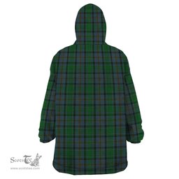 Scottish Hope Vere Clan Family Crest Tartan Snuggie Hoodie Plaid Wearable Blanket Hoodie