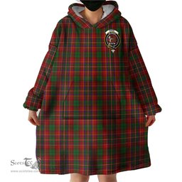 Scottish Innes Clan Family Crest Tartan Snuggie Hoodie Plaid Wearable Blanket Hoodie