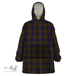 Scottish Highfield Hunting Clan Tartan Snuggie Hoodie Plaid Wearable Blanket Hoodie