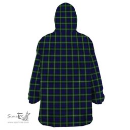 Scottish Lamont Modern Clan Family Crest Tartan Snuggie Hoodie Plaid Wearable Blanket Hoodie