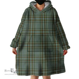 Scottish Kelly Dress Clan Tartan Snuggie Hoodie Plaid Wearable Blanket Hoodie