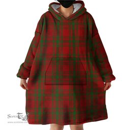 Scottish Kyle Green Clan Tartan Snuggie Hoodie Plaid Wearable Blanket Hoodie