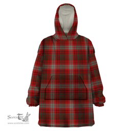 Scottish Kinnoull Clan Tartan Snuggie Hoodie Plaid Wearable Blanket Hoodie