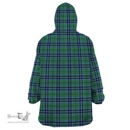 Scottish Keith Ancient Clan Family Crest Tartan Snuggie Hoodie Plaid Wearable Blanket Hoodie