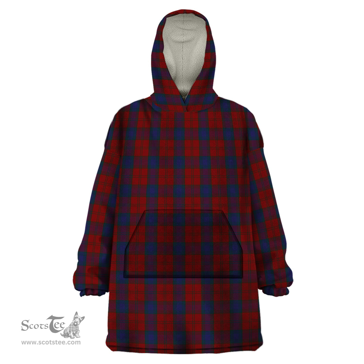 Scottish Lawlis - Lawless Clan Tartan Snuggie Hoodie Plaid Wearable Blanket Hoodie