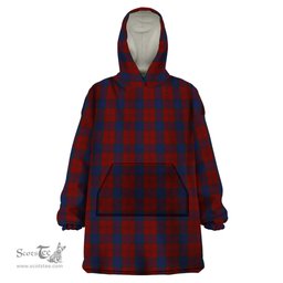 Scottish Lawlis - Lawless Clan Tartan Snuggie Hoodie Plaid Wearable Blanket Hoodie