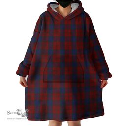 Scottish Lawlis - Lawless Clan Tartan Snuggie Hoodie Plaid Wearable Blanket Hoodie