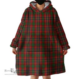 Scottish Innes Clan Tartan Snuggie Hoodie Plaid Wearable Blanket Hoodie