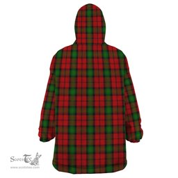 Scottish Kerr Clan Family Crest Tartan Snuggie Hoodie Plaid Wearable Blanket Hoodie