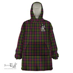 Scottish Hargis Clan Family Crest Tartan Snuggie Hoodie Plaid Wearable Blanket Hoodie