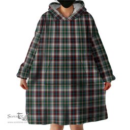 Scottish Innes Dress Clan Tartan Snuggie Hoodie Plaid Wearable Blanket Hoodie