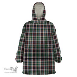 Scottish Innes Dress Clan Tartan Snuggie Hoodie Plaid Wearable Blanket Hoodie