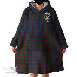 Scottish Jardine Dress Clan Family Crest Tartan Snuggie Hoodie Plaid Wearable Blanket Hoodie