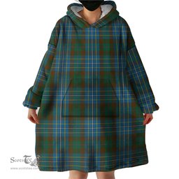 Scottish Hughes Interconnection Int Clan Tartan Snuggie Hoodie Plaid Wearable Blanket Hoodie