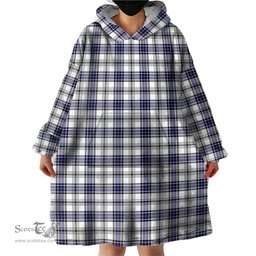Scottish Hannay Modern Clan Tartan Snuggie Hoodie Plaid Wearable Blanket Hoodie