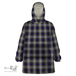 Scottish Highfield Dress Clan Tartan Snuggie Hoodie Plaid Wearable Blanket Hoodie