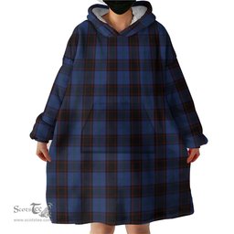 Scottish Home (Hume) Clan Tartan Snuggie Hoodie Plaid Wearable Blanket Hoodie