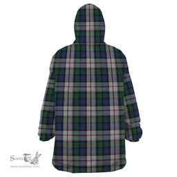 Scottish Lauder Dress Clan Tartan Snuggie Hoodie Plaid Wearable Blanket Hoodie