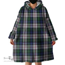 Scottish Lauder Dress Clan Tartan Snuggie Hoodie Plaid Wearable Blanket Hoodie