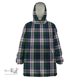 Scottish Lauder Dress Clan Tartan Snuggie Hoodie Plaid Wearable Blanket Hoodie