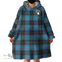 Scottish Horsburgh Clan Family Crest Tartan Snuggie Hoodie Plaid Wearable Blanket Hoodie