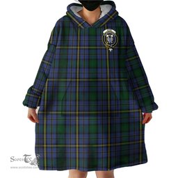Scottish Hope Clan Originaux Clan Family Crest Tartan Snuggie Hoodie Plaid Wearable Blanket Hoodie