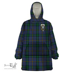 Scottish Hope Clan Originaux Clan Family Crest Tartan Snuggie Hoodie Plaid Wearable Blanket Hoodie