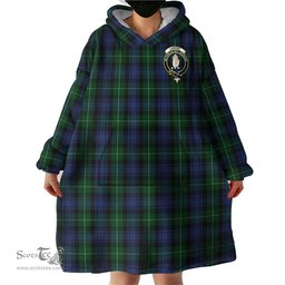 Scottish Lamont 2 Clan Family Crest Tartan Snuggie Hoodie Plaid Wearable Blanket Hoodie