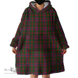 Scottish Logan Clan Tartan Snuggie Hoodie Plaid Wearable Blanket Hoodie