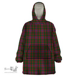 Scottish Logan Clan Tartan Snuggie Hoodie Plaid Wearable Blanket Hoodie