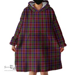 Scottish Haughdale Clan Tartan Snuggie Hoodie Plaid Wearable Blanket Hoodie