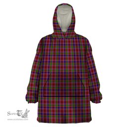 Scottish Haughdale Clan Tartan Snuggie Hoodie Plaid Wearable Blanket Hoodie