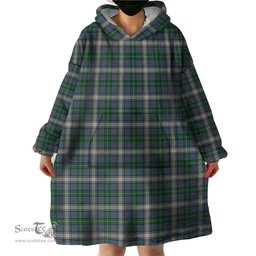Scottish MacDowall Clan Tartan Snuggie Hoodie Plaid Wearable Blanket Hoodie
